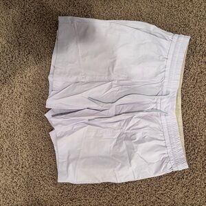 Lululemon light purple mens 5 in inseam shorts L